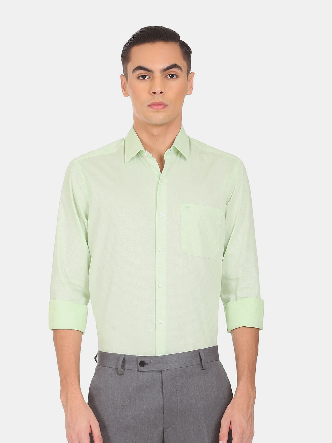 

Arrow Men Green Pure Cotton Casual Shirt