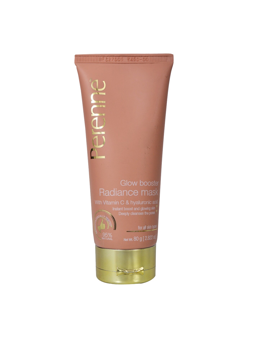 

Perenne Glow Booster Radiance Mask with Vitamin C & Hyaluronic Acid - 80 g, Khaki