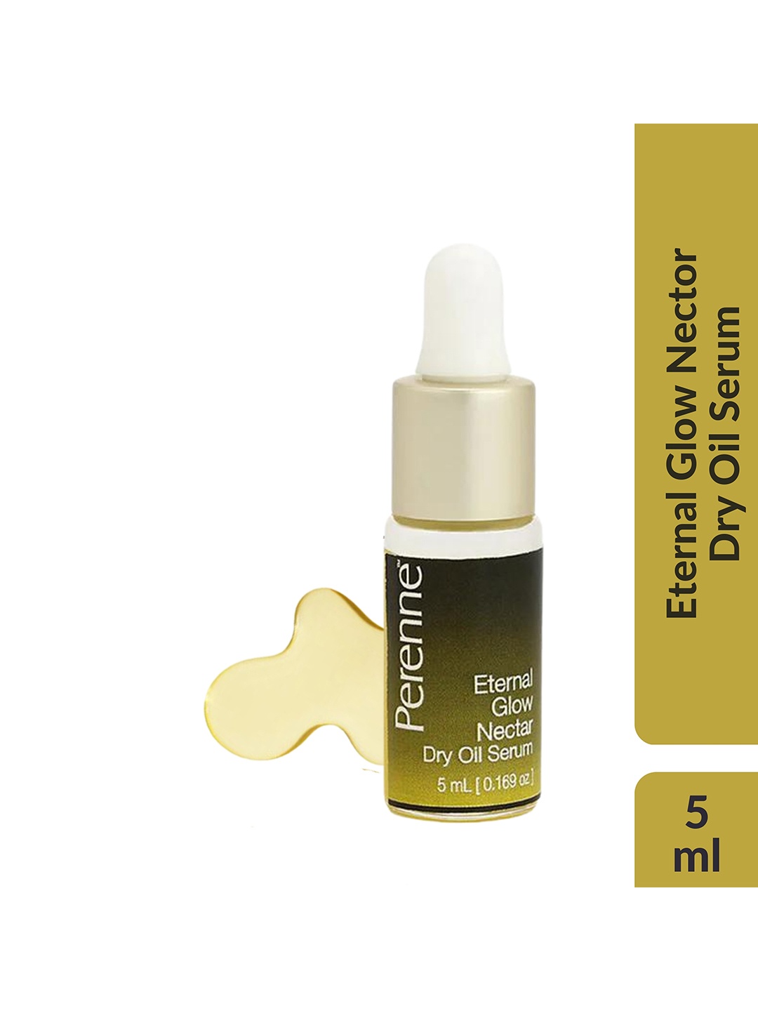 

Perenne Eternal Glow Nectar Dry Oil Serum for All Skin Types - 5 ml, Green