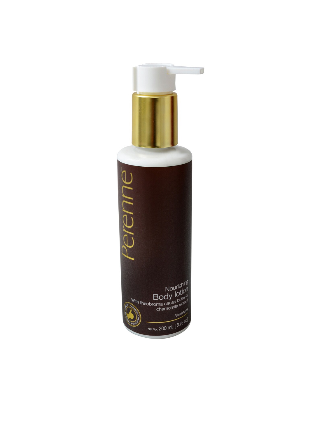 

Perenne Nourishing Body Lotion with Theobroma Cacao Butter & Chamomile Extract - 200 ml, Brown