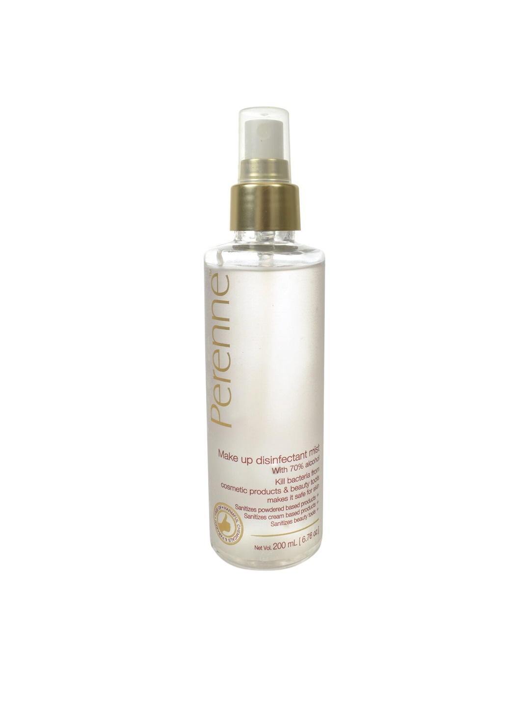 

Perenne Makeup Disinfectant Mist Pocket Spray - 200 ml, Transparent