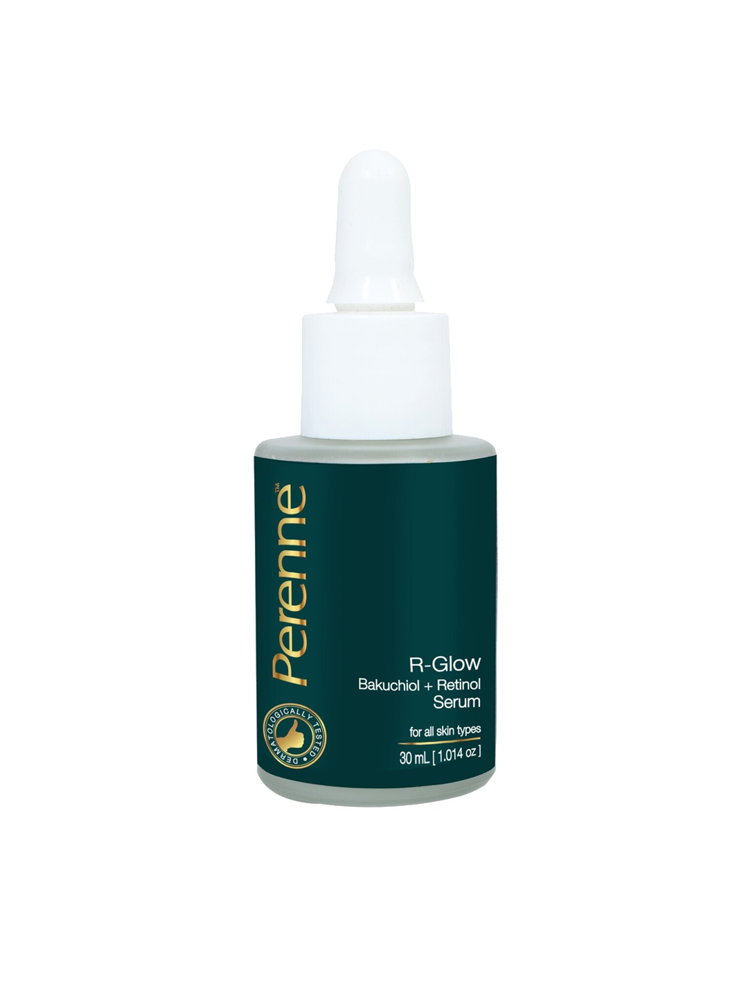 

Perenne R-Glow Bakuchiol & Retinol Face Serum for All Skin Types - 30 ml, Green