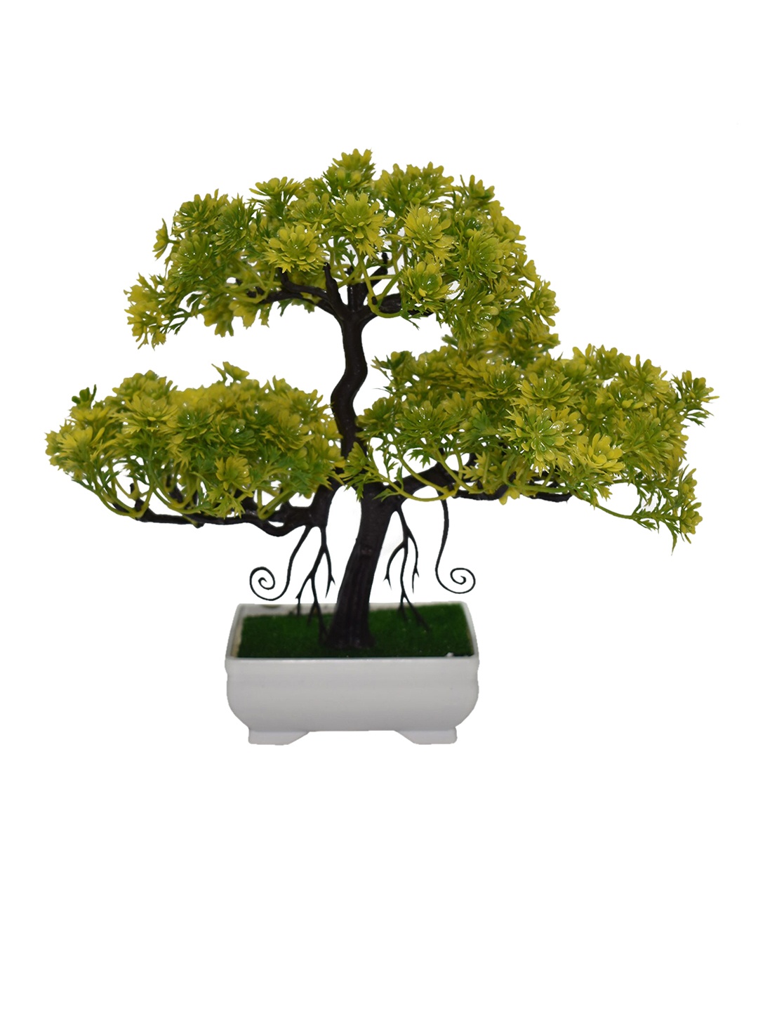 

AMFLIX Green Artificial Bonsai Plant With Pot