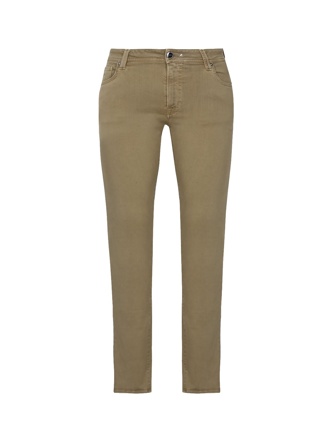 

Tramarossa Men Beige Slim Fit Cotton Jeans