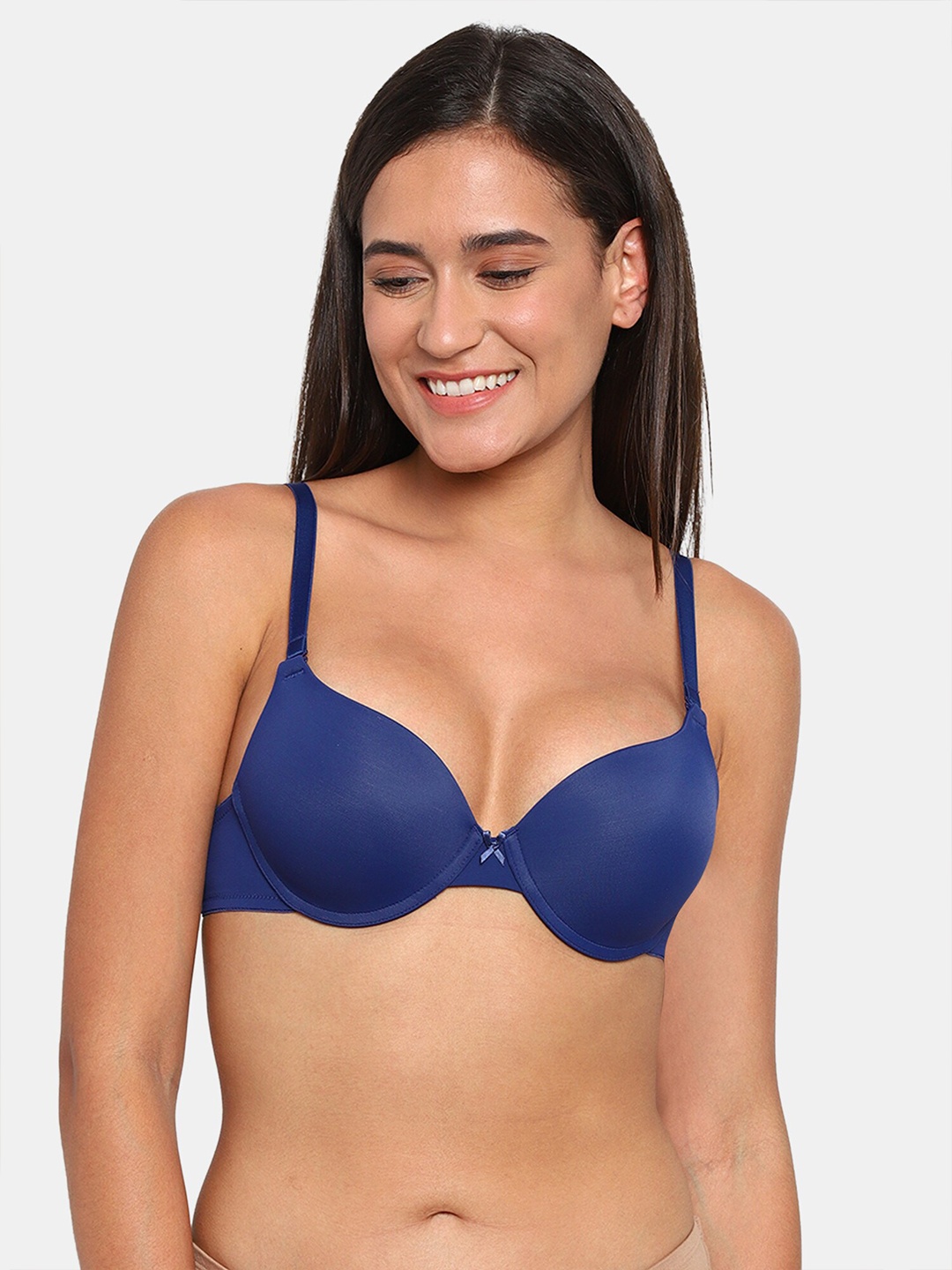 

Zivame Woman Blue Underwired Lightly Padded Bra