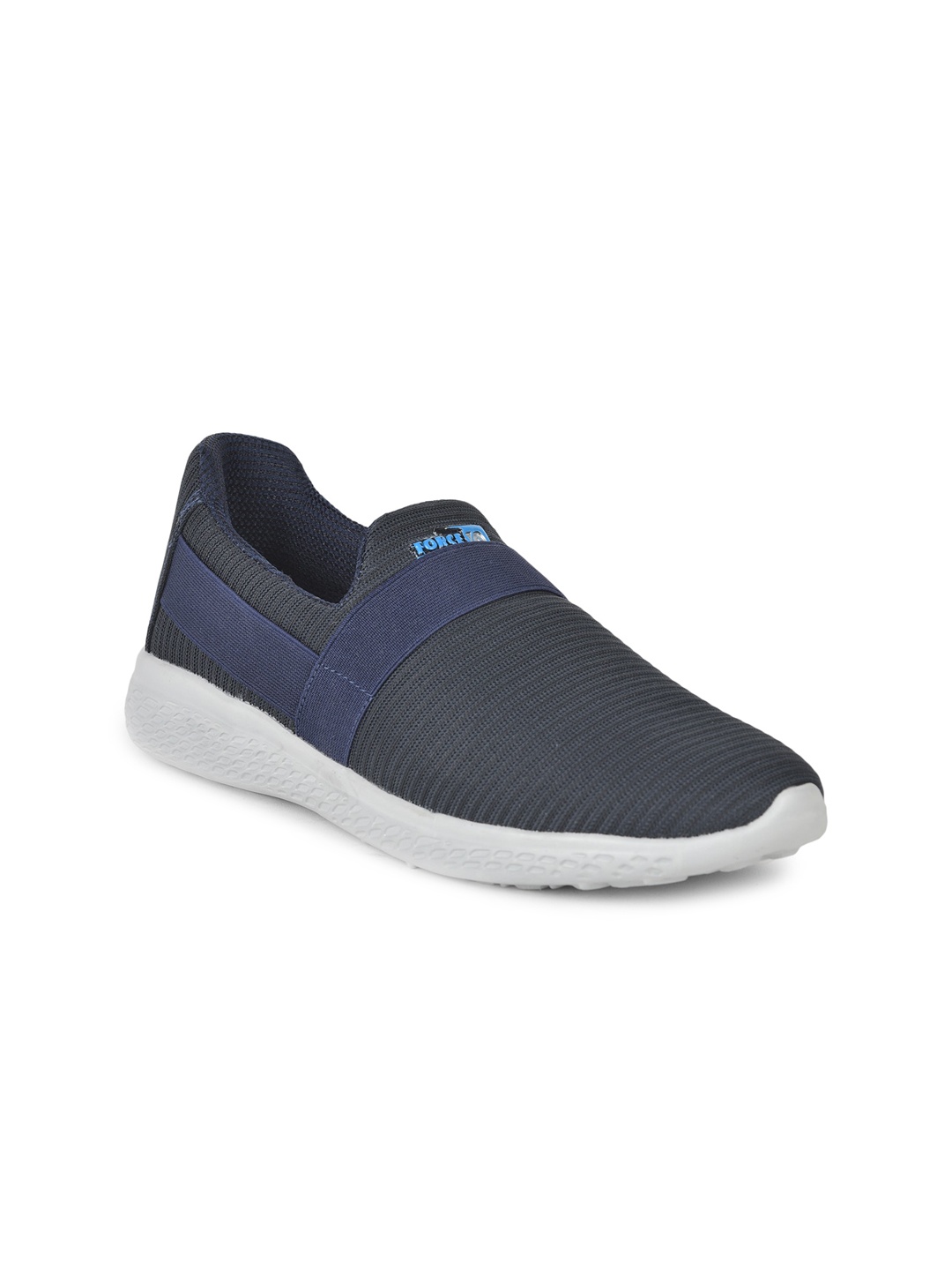 

Liberty Men Navy Blue Woven Design Slip-On Sneakers