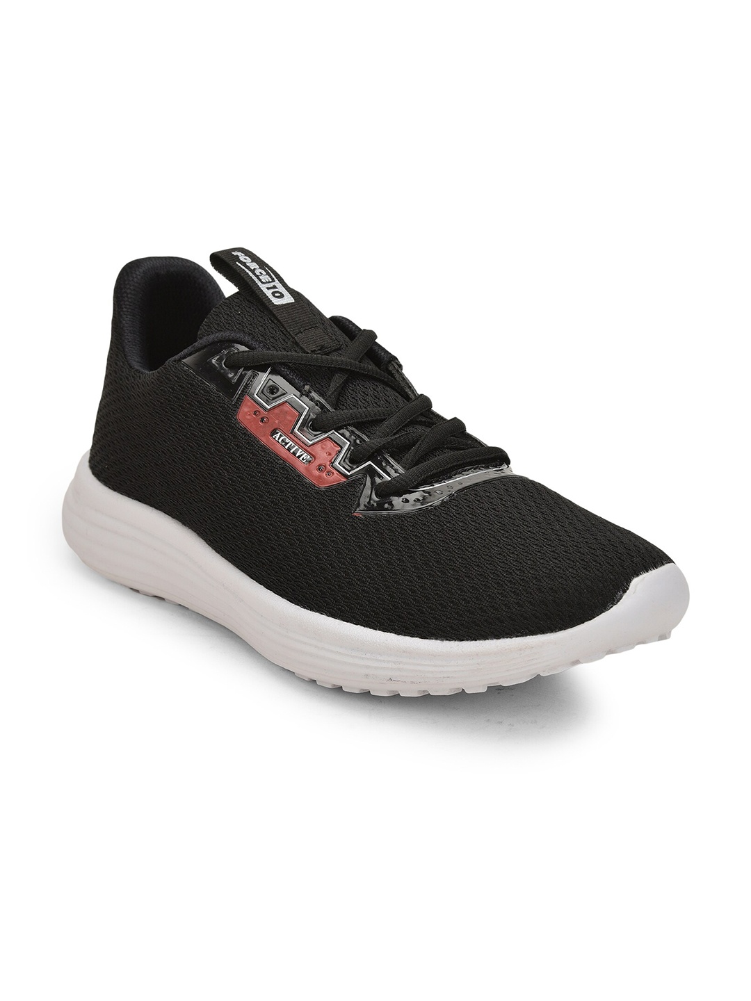 

Liberty Men Black Mesh Non-Marking Running Sports Shoes