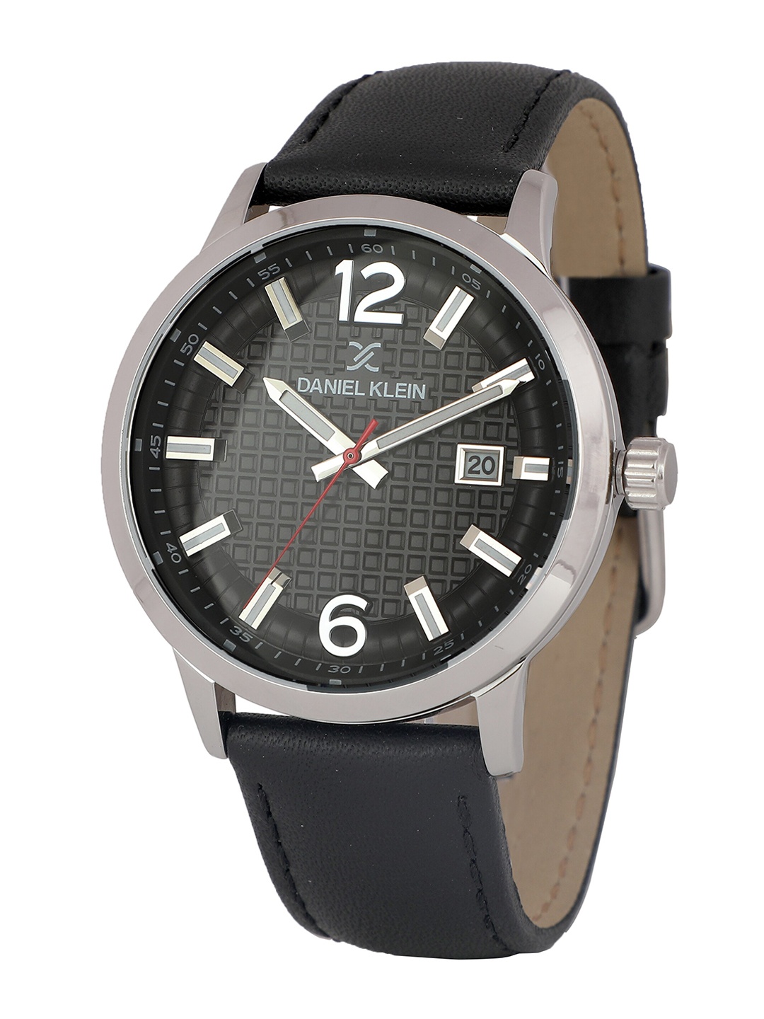 

Daniel Klein Men Black Dial & Black Leather Straps Analogue Watch DK12153-5-New
