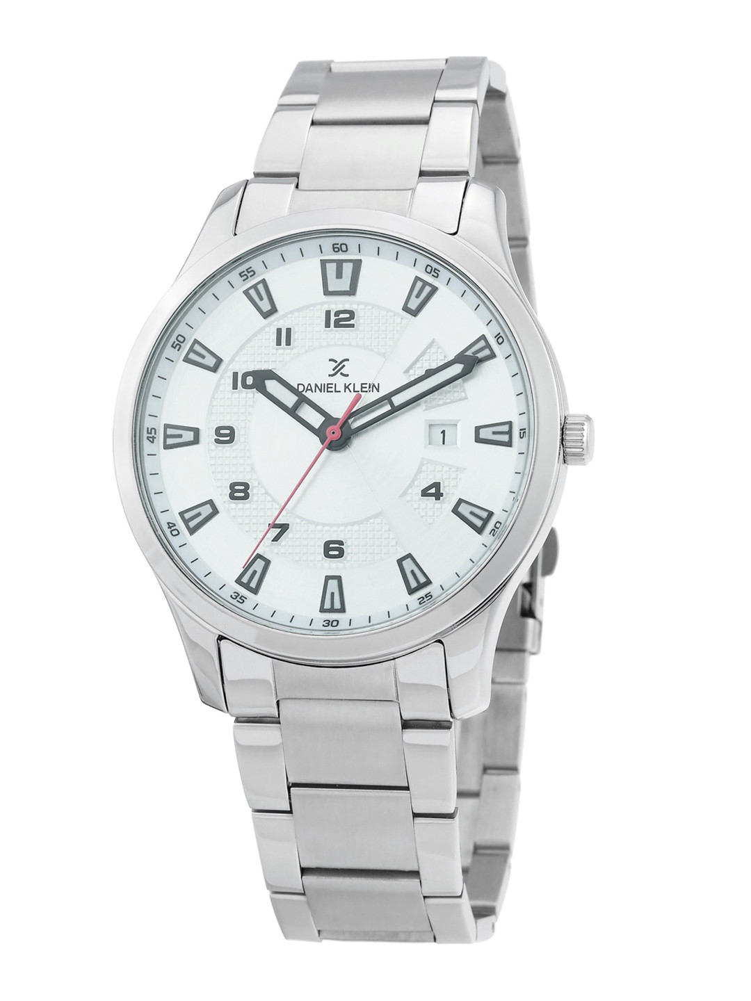 

Daniel Klein Men Silver-Toned Dial Stainless Steel Bracelet Style Analogue DK.1.12265-1