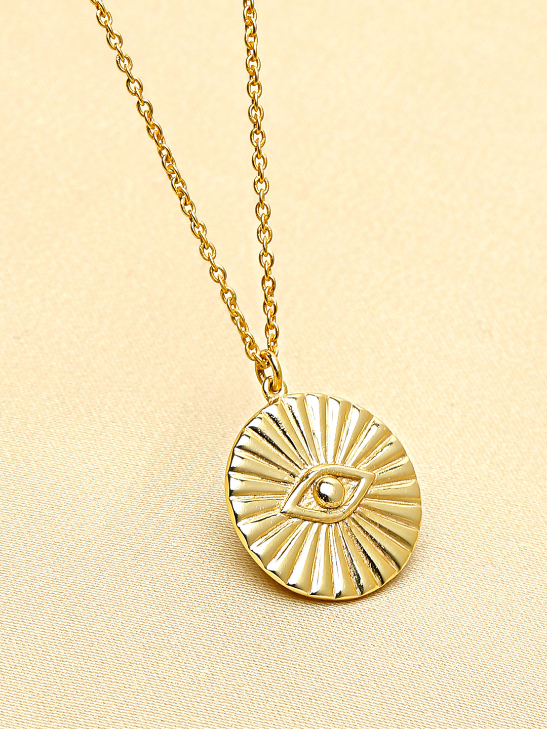 

EK BY EKTA KAPOOR Women 22K Gold Plated Evil Eye Charm Chain