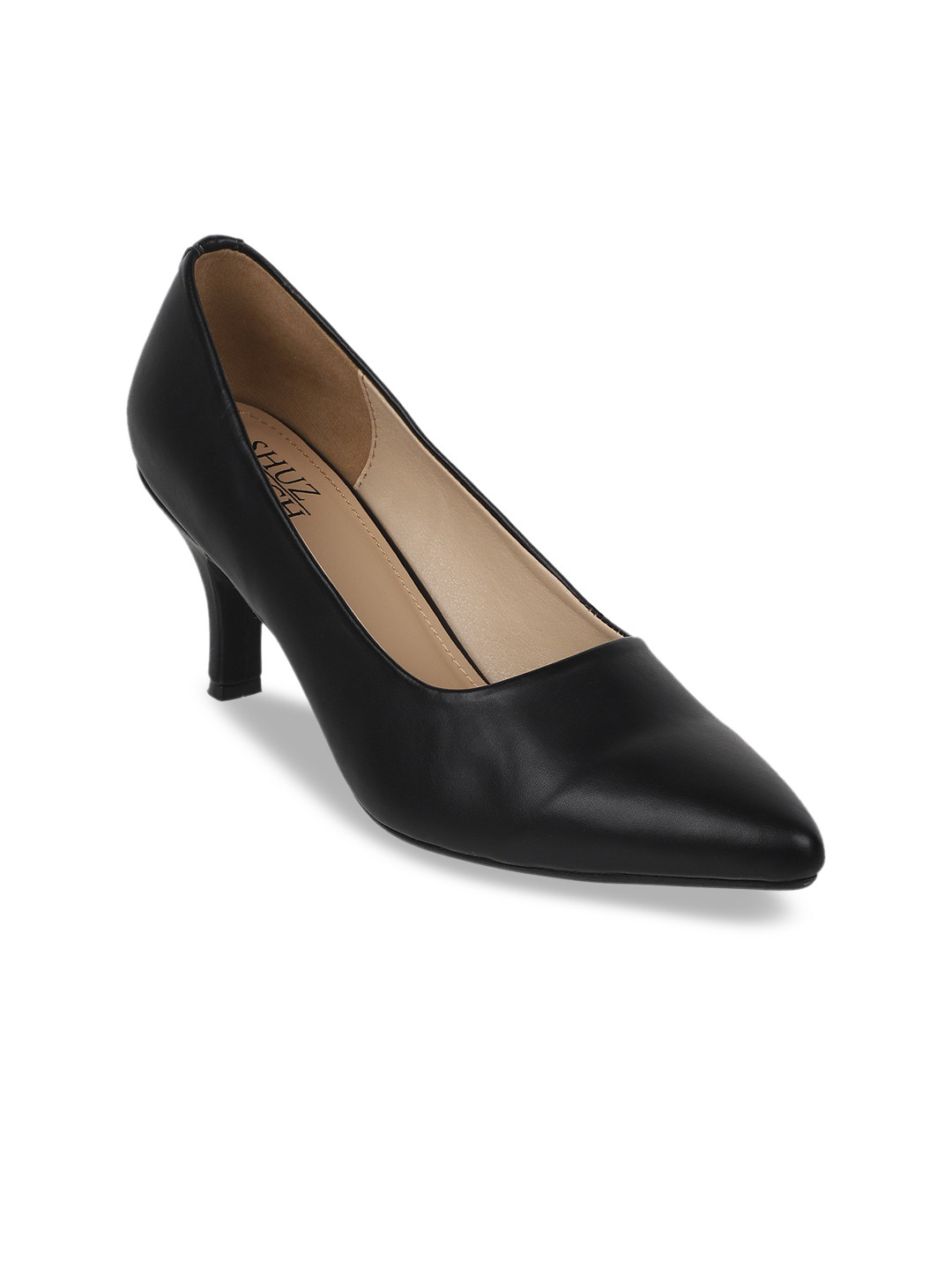 

SHUZ TOUCH Black Stiletto Pumps