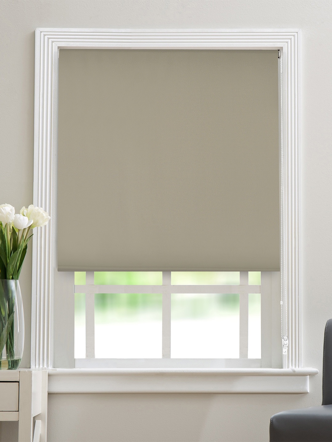 

Deco Window Brown Solid Blackout Single Window Blinds