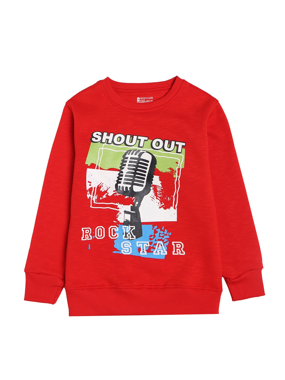 

PROTEENS Boys Red Printed Sweatshirt