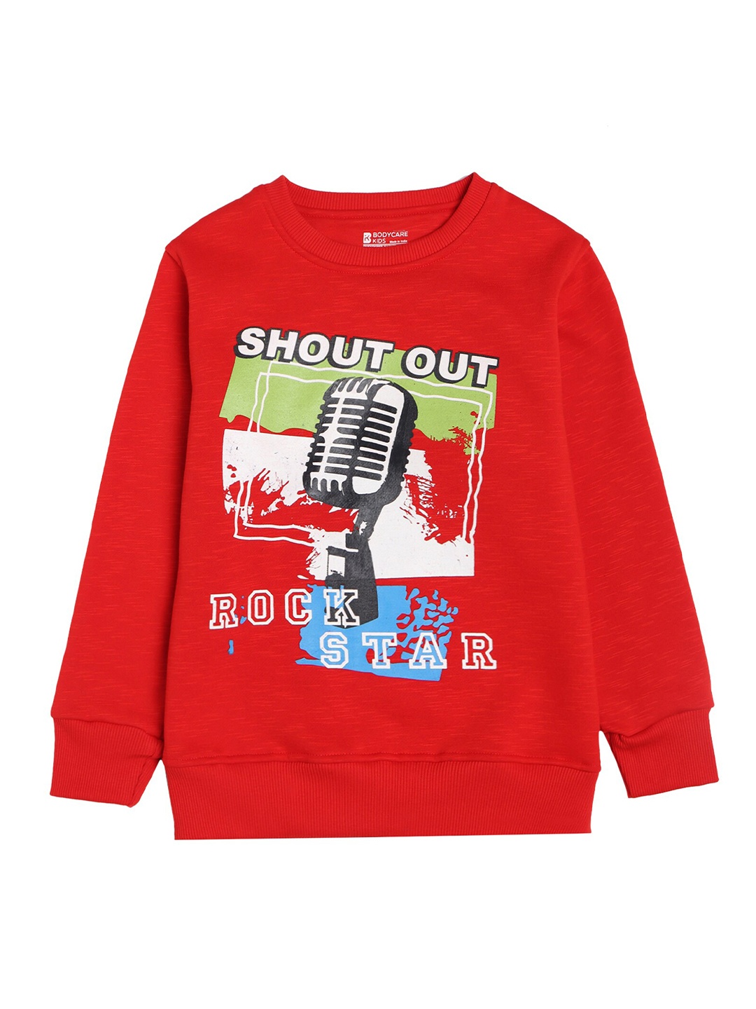 

PROTEENS Boys Red Printed Sweatshirt