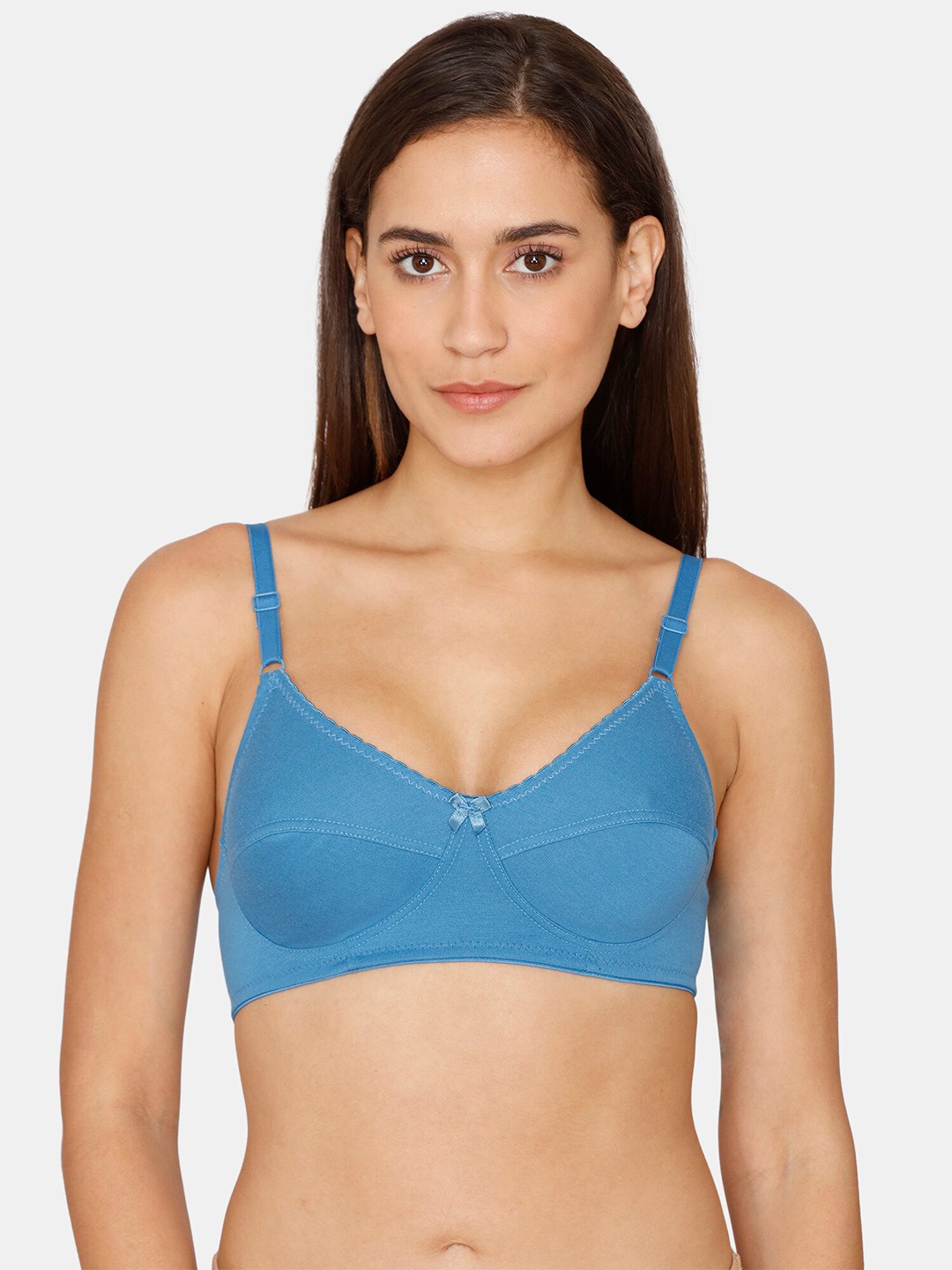 

Rosaline by Zivame Blue Non Padded Non Wired T-Shirt Bra