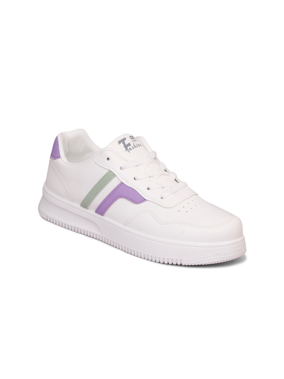 

MOZAFIA Women White PU Sneakers