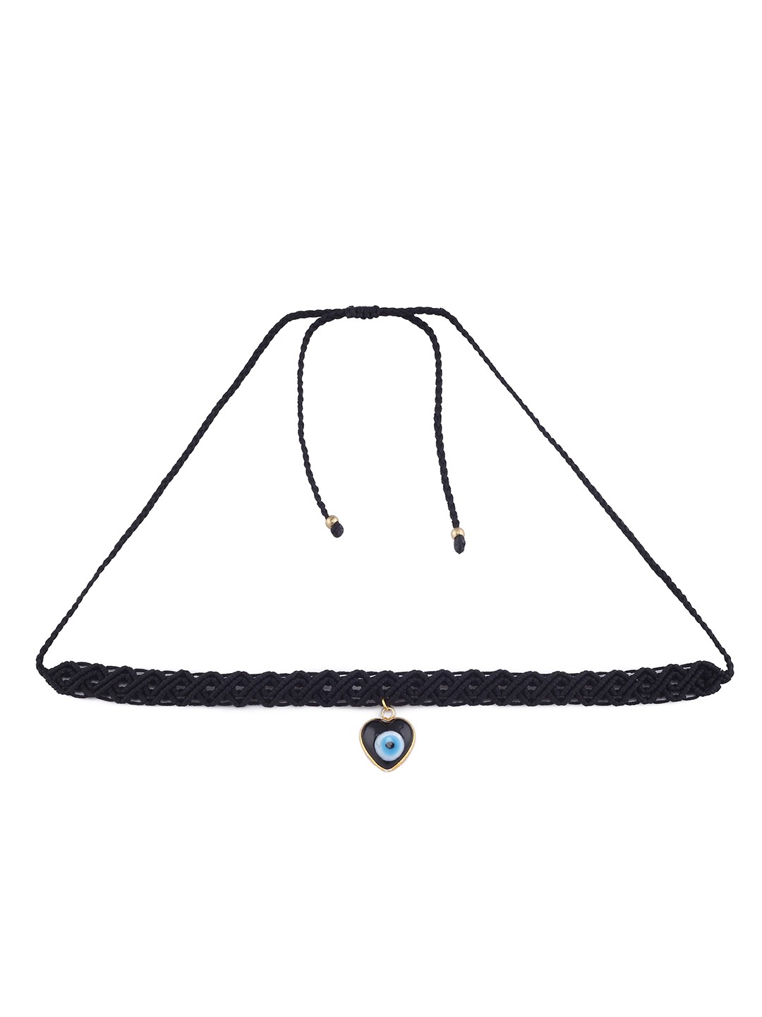 

EL REGALO Black & Blue Choker Necklace