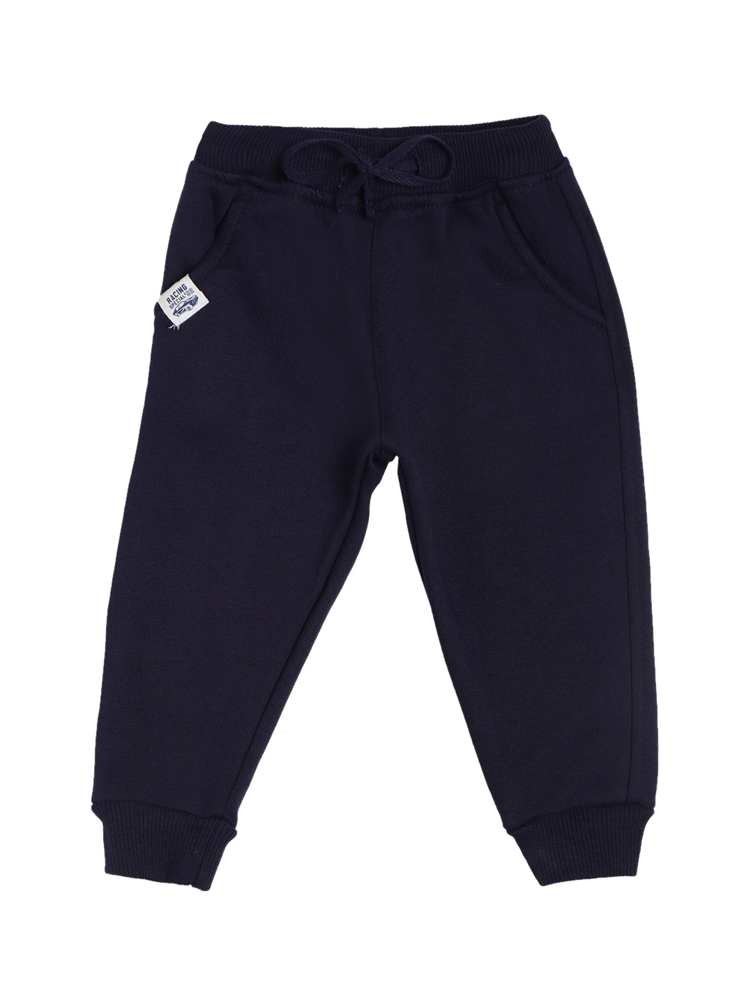 

Bodycare Infant Kids Boys Navy Blue Solid Cotton Joggers