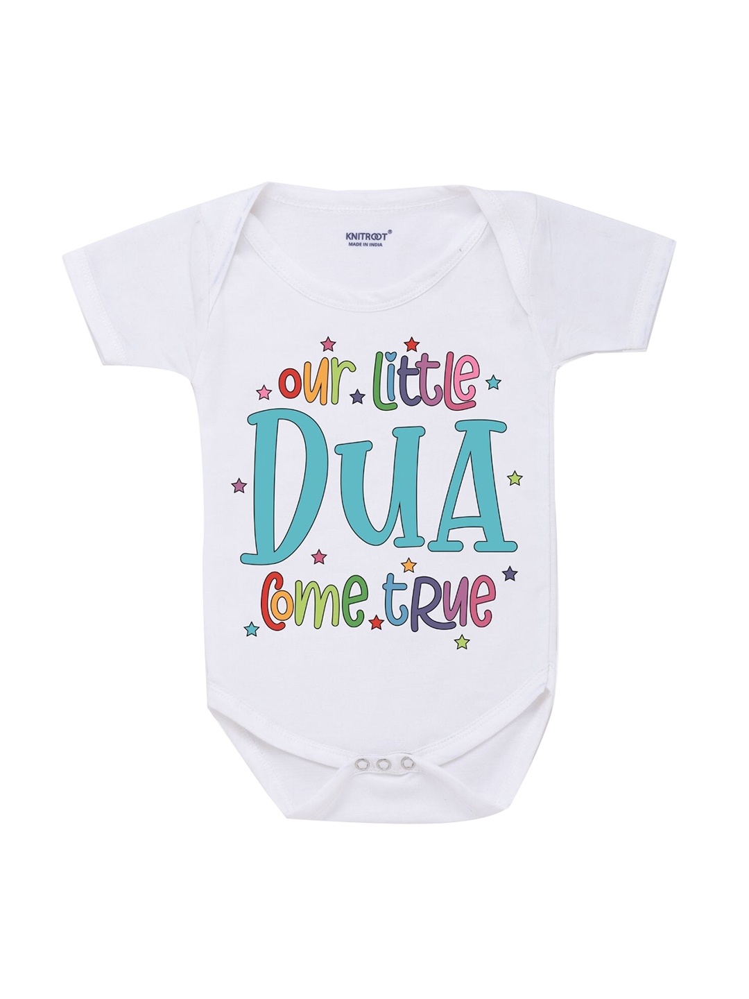 

KNITROOT Infant Kids White Solid Bodysuit