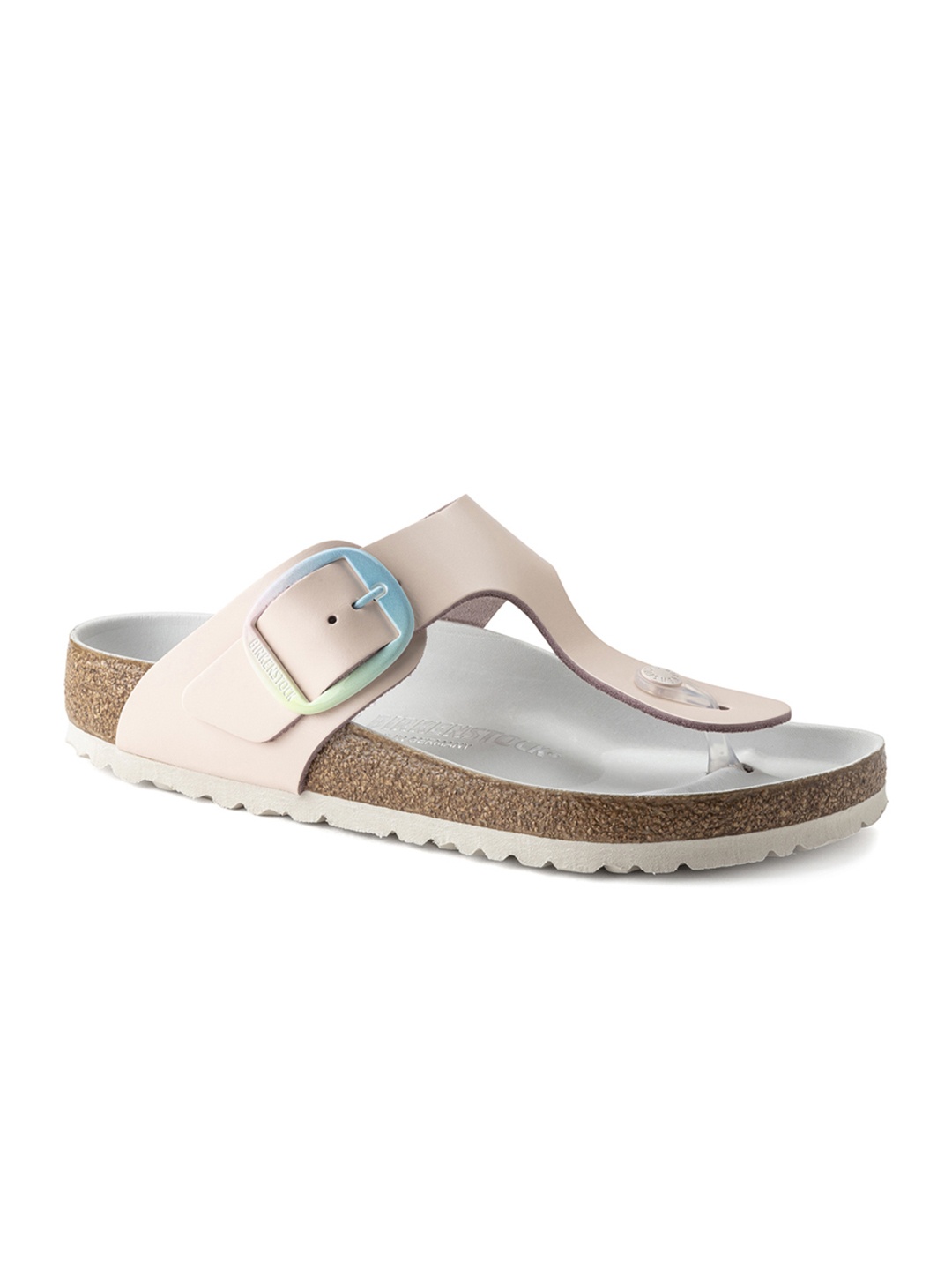 

Birkenstock Women Rose Regular Width Gizeh Big Buckle T-Strap Flats