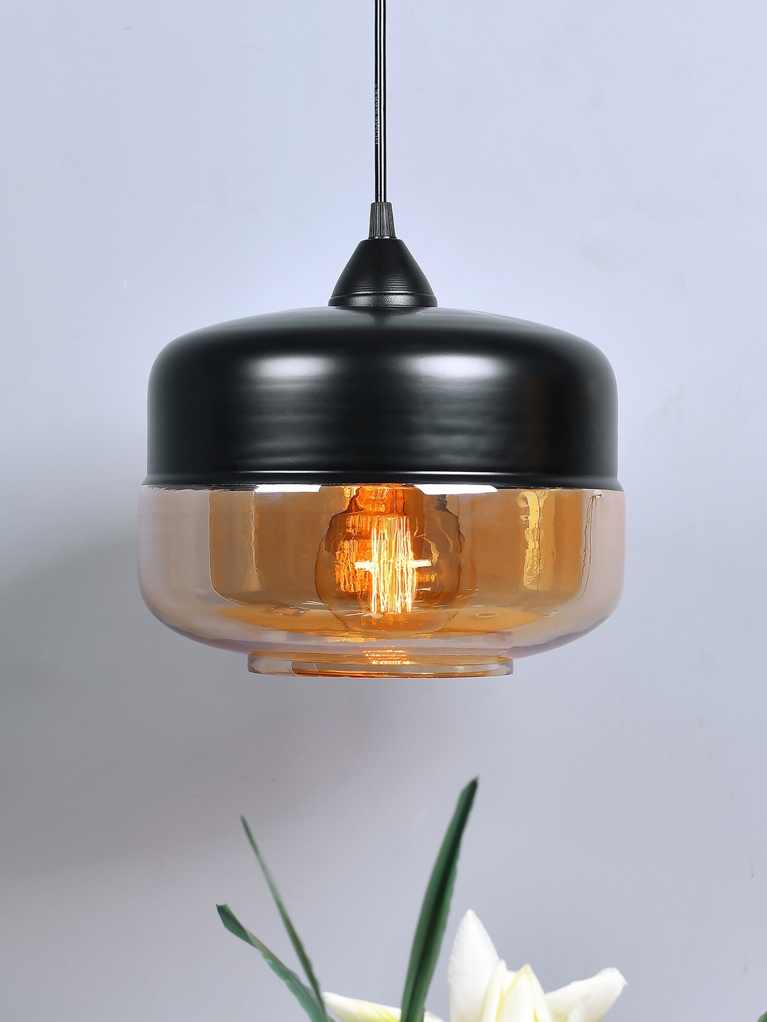 

Homesake Black Glass Pendant Hanging Ceiling Lamp