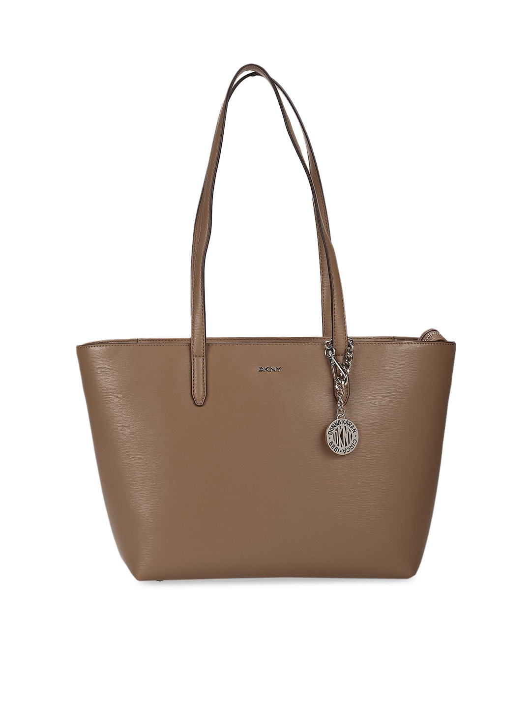 

DKNY Brown Leather Oversized Shopper Tote Bag