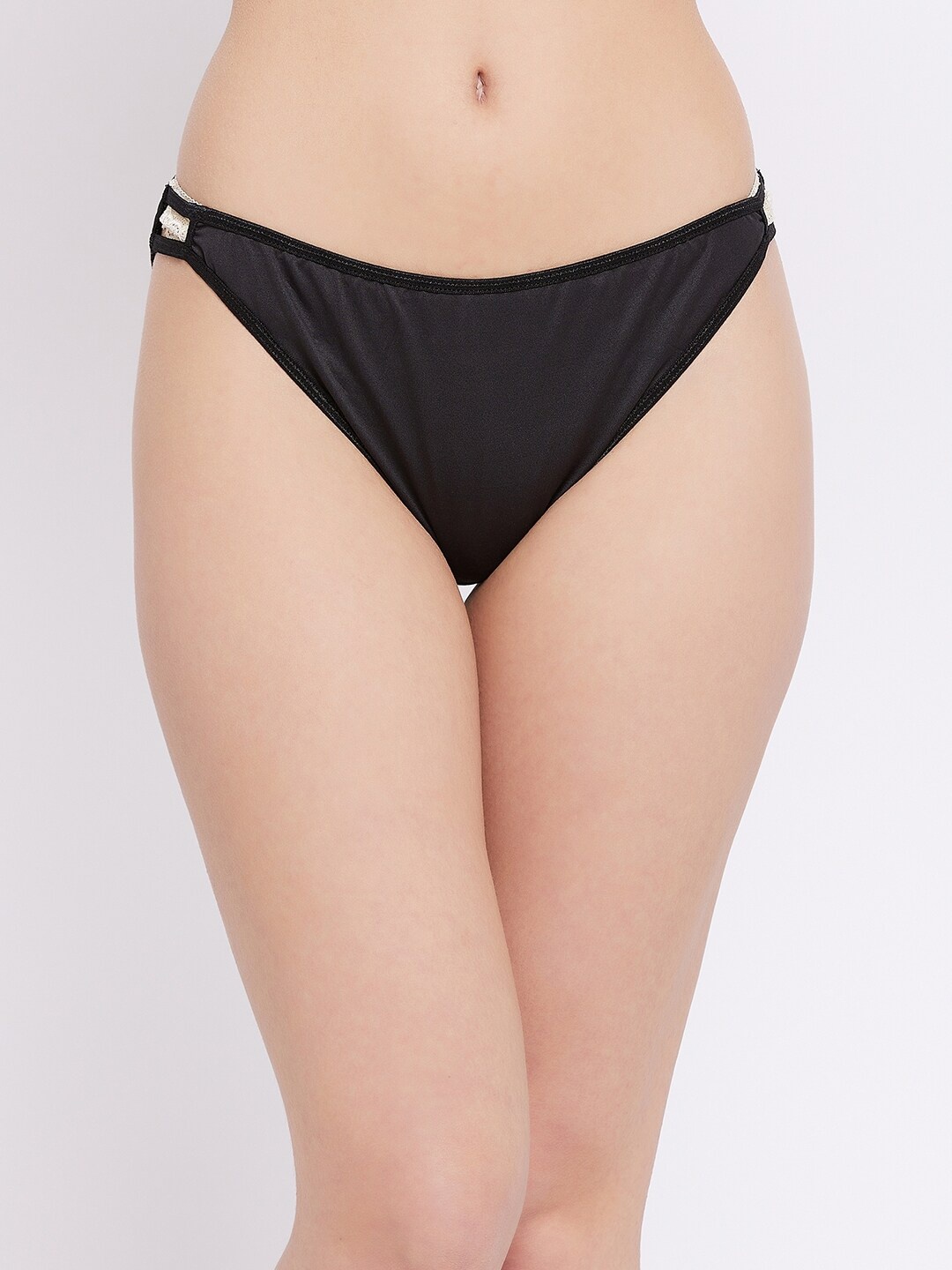 

SECRETS BY ZEROKAATA Women Solid Hipster Briefs, Black
