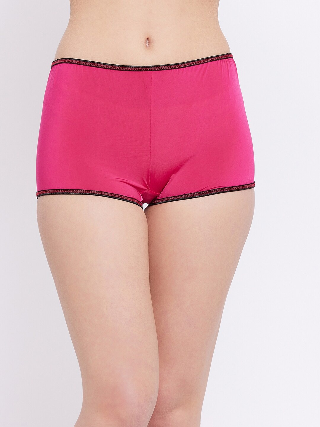 

SECRETS BY ZEROKAATA Women Magenta Solid Boxer Style Briefs