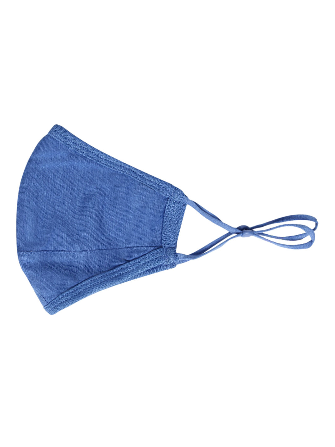 

FREECULTR Pack of 2 Solid Anti Microbial Comfort Fit Outdoor Masks, Blue