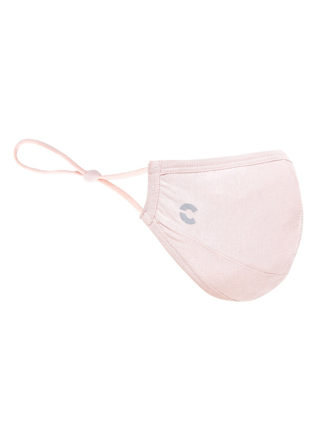 

FREECULTR Pack of 3 Solid Anti Microbial Bamboo Cloth Masks, Peach