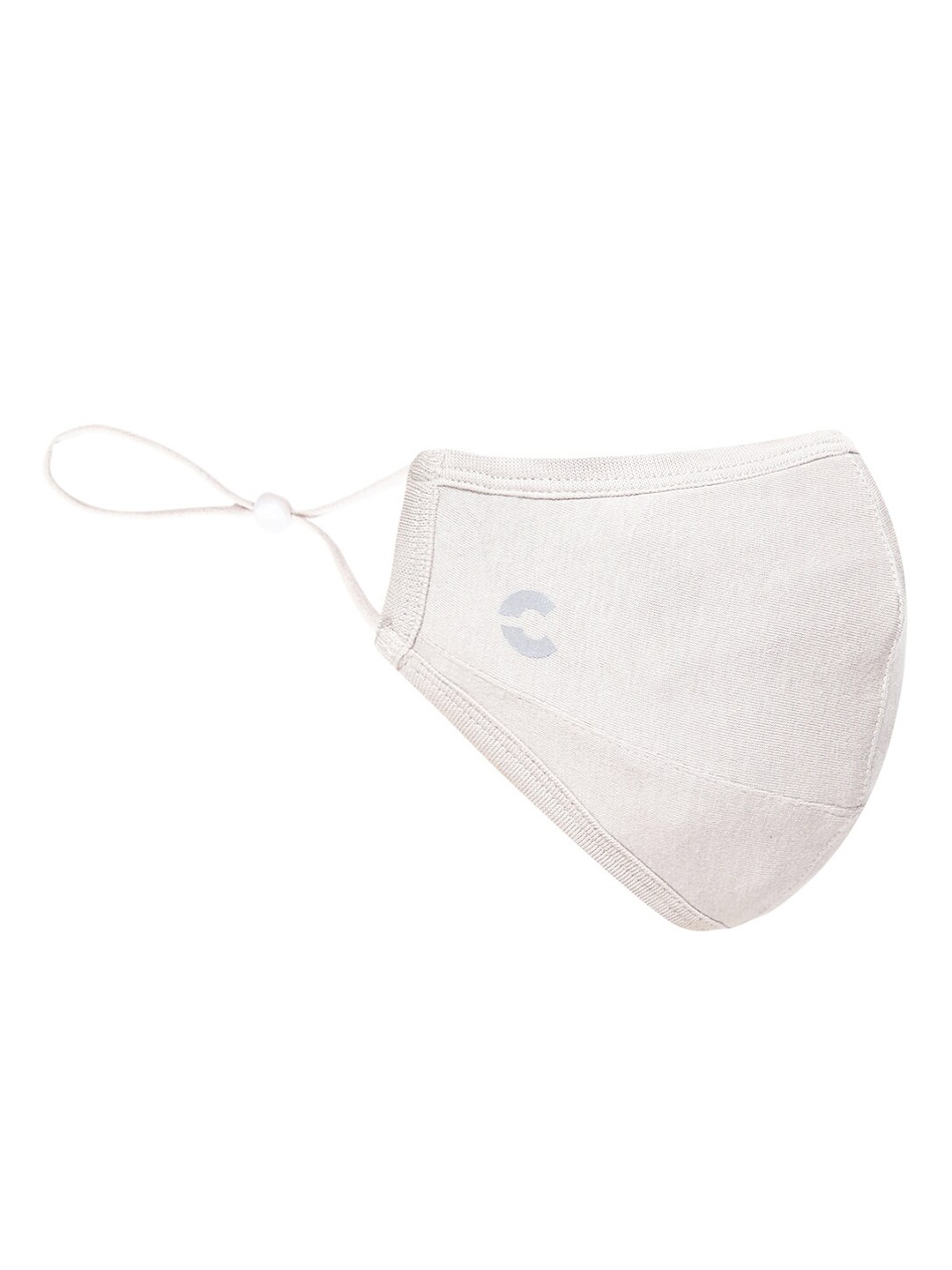 

FREECULTR Pack of 3 Solid Anti Microbial Bamboo Cloth Masks, Grey