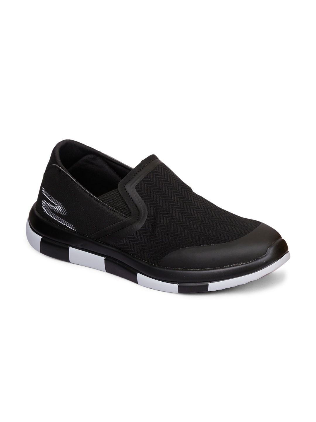 

MOZAFIA Men Black Slip-On Sneakers