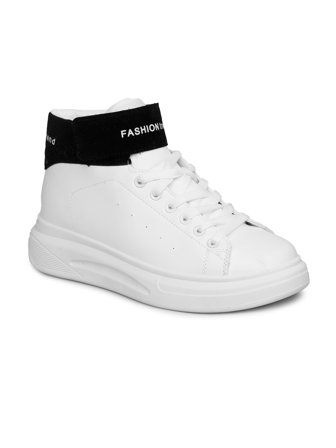 

MOZAFIA Men White PU Sneakers