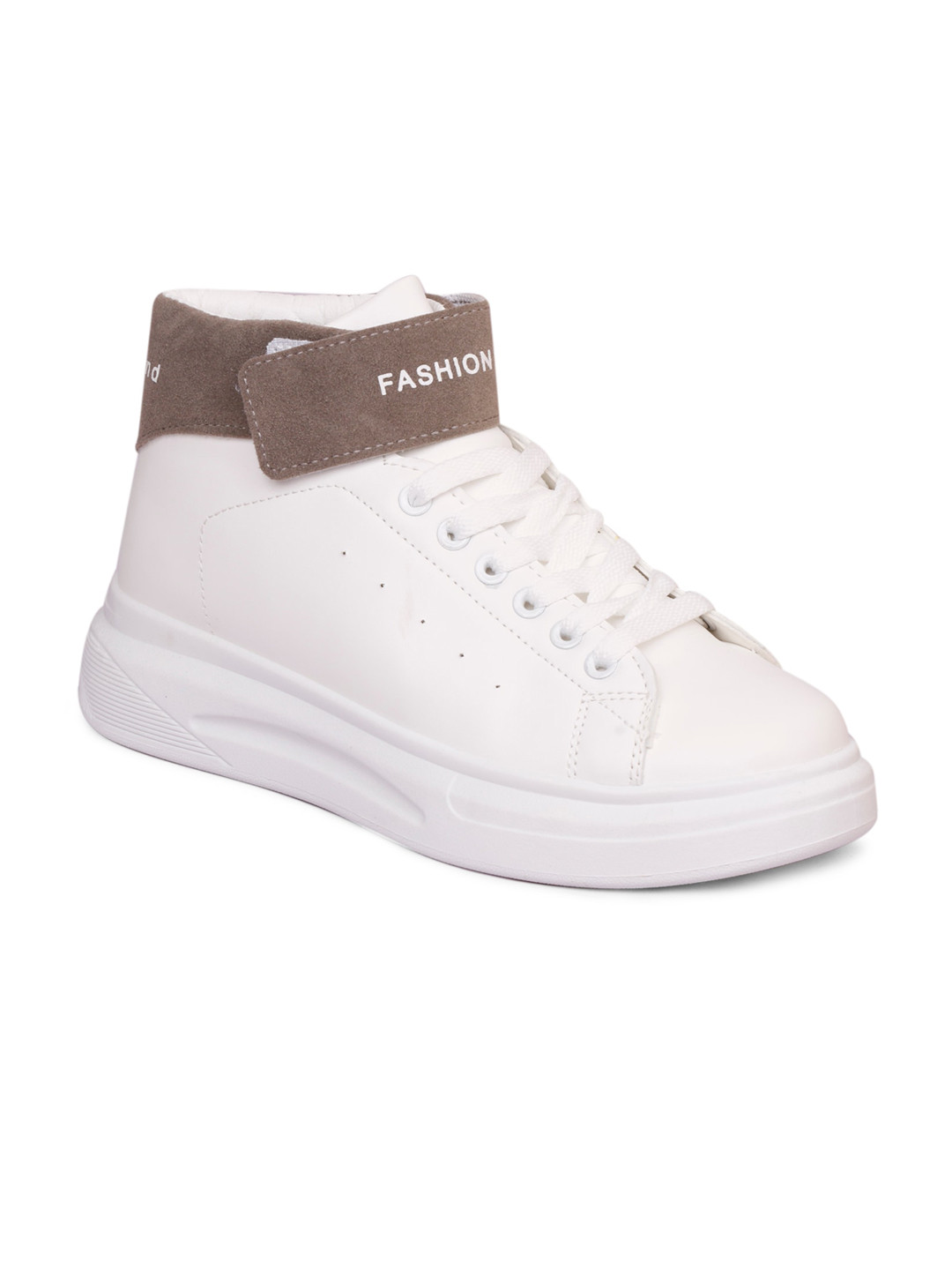 

MOZAFIA Men White PU Sneakers
