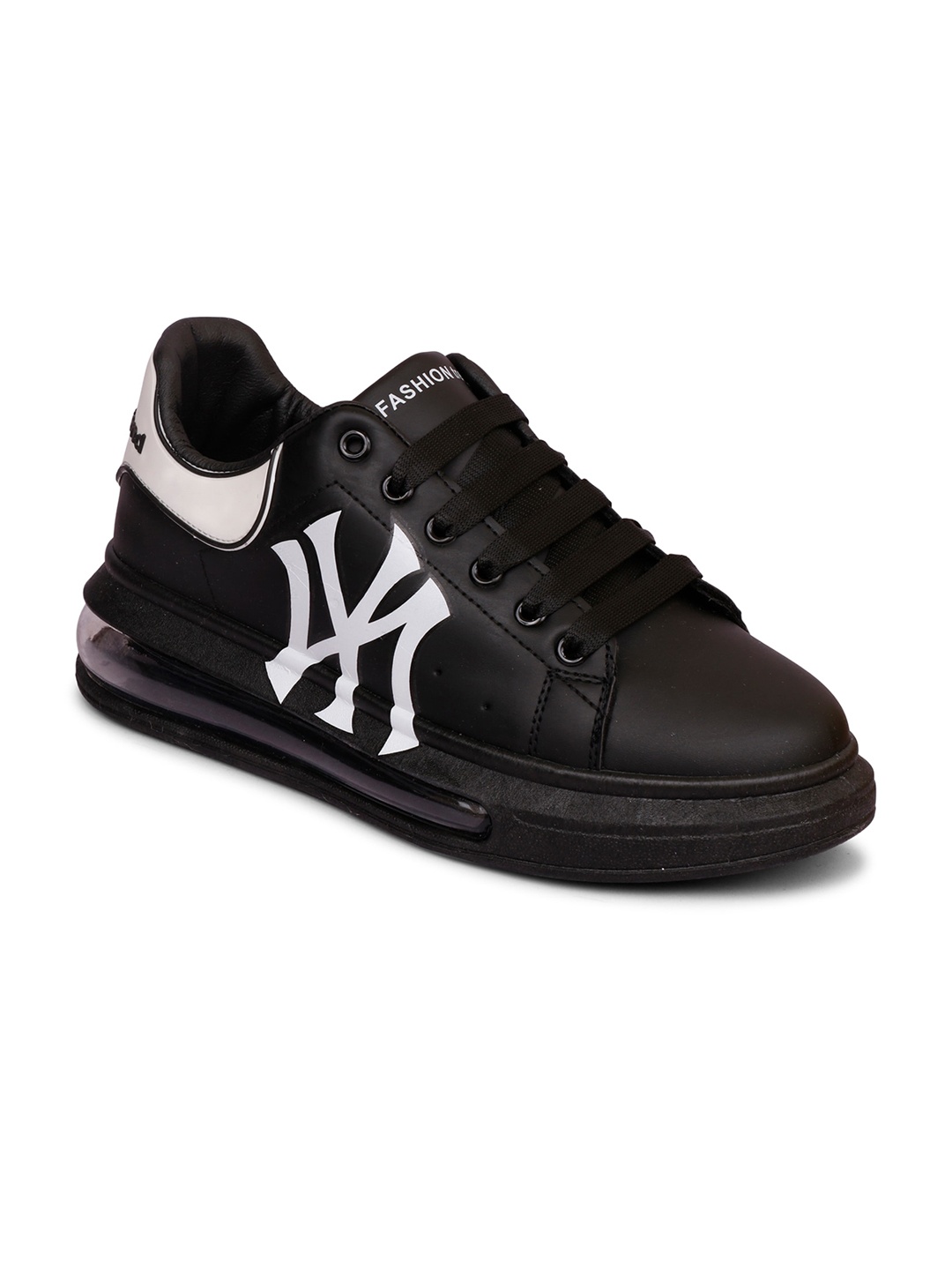 

MOZAFIA Men Black Printed PU Sneakers