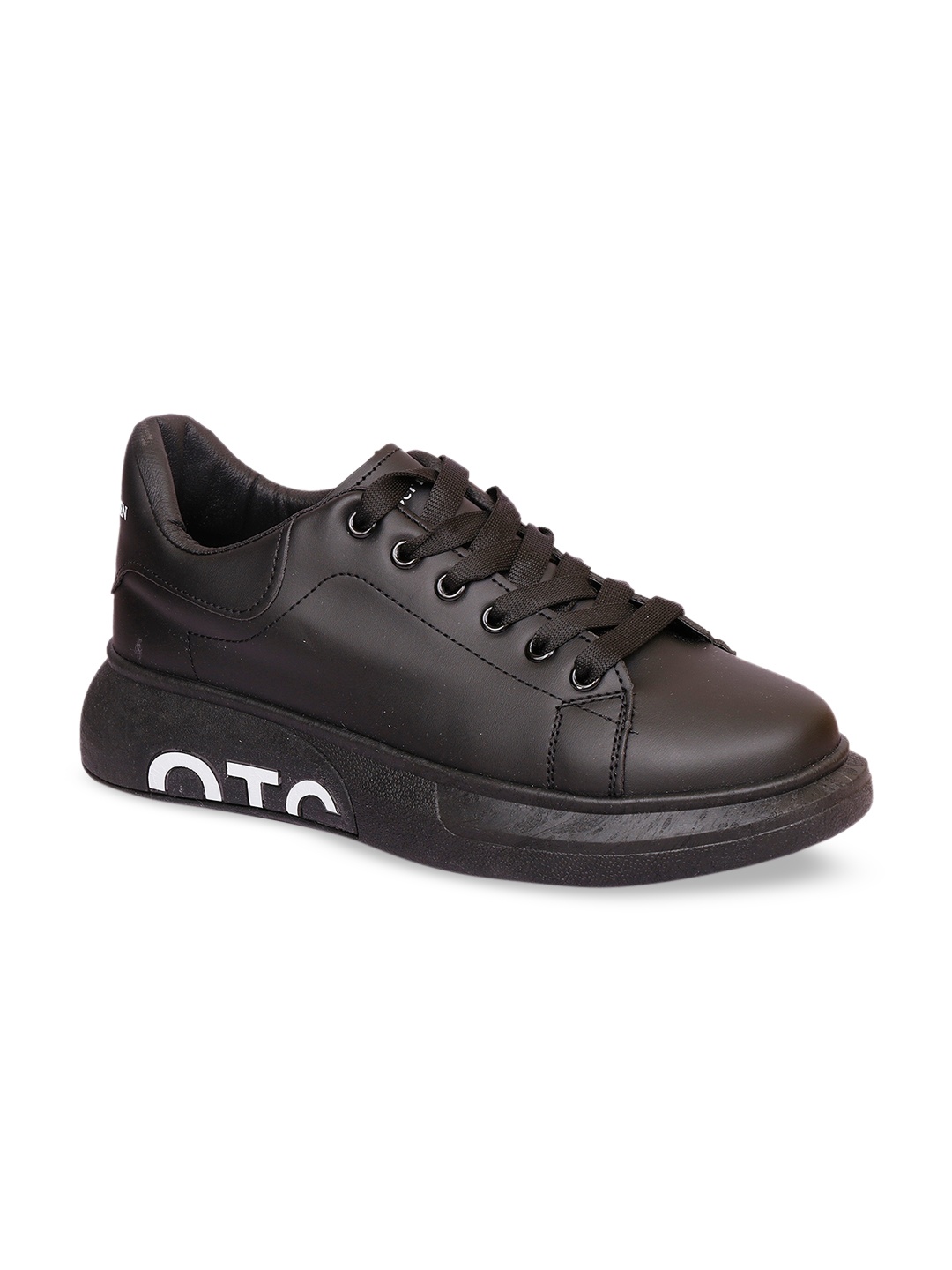 

MOZAFIA Men Black Solid PU Sneakers