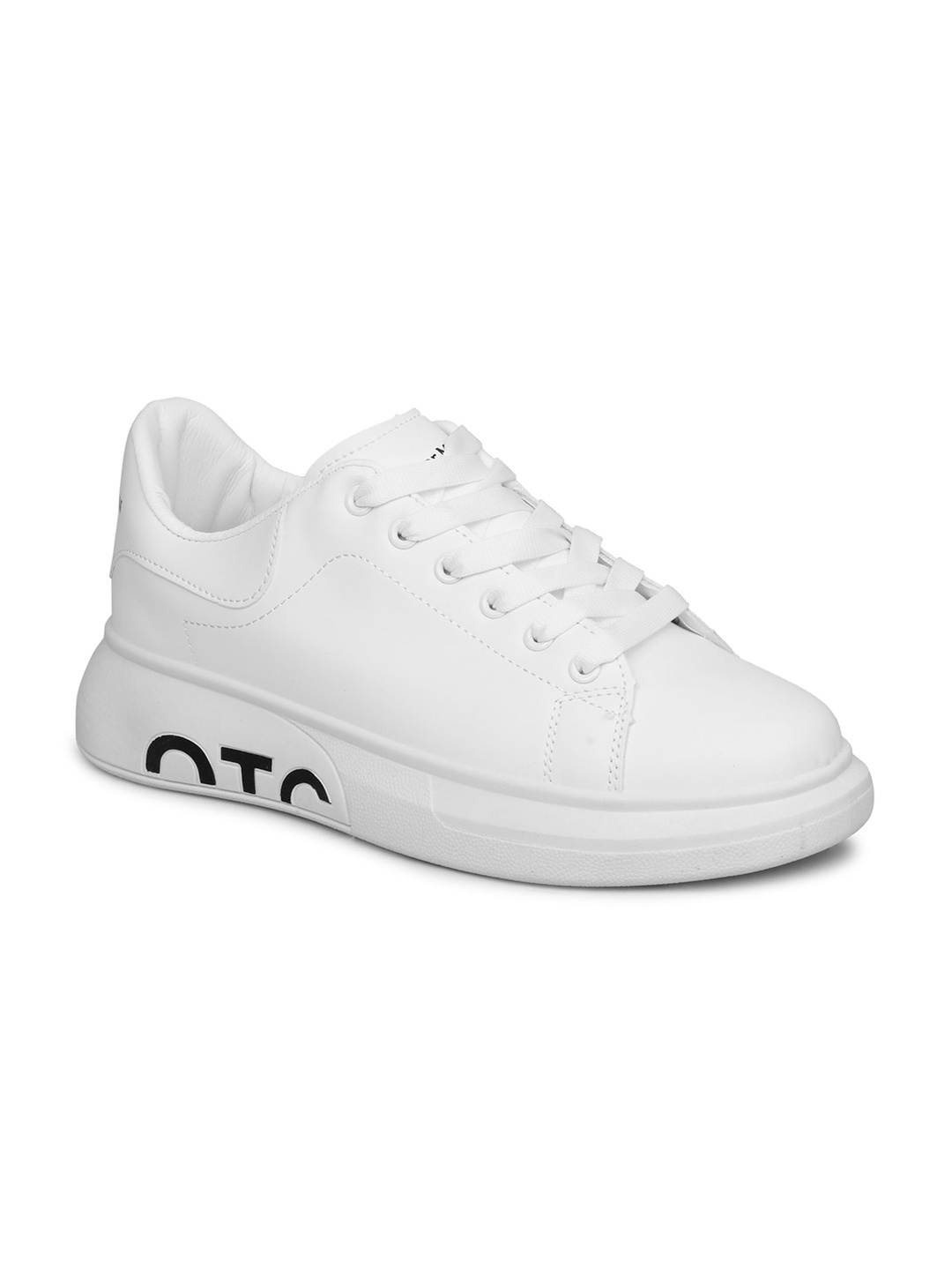 

MOZAFIA Men White PU Sneakers