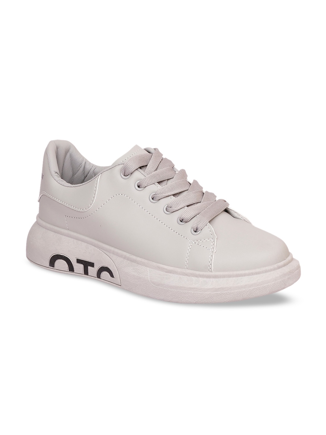 

MOZAFIA Men Grey PU Sneakers