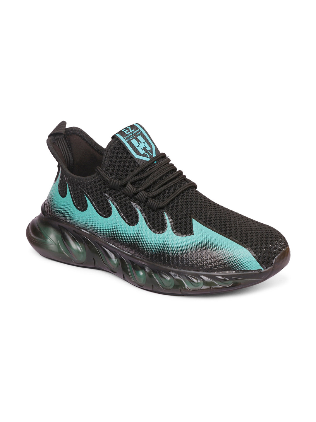 

MOZAFIA Men Black Woven Design Sneakers