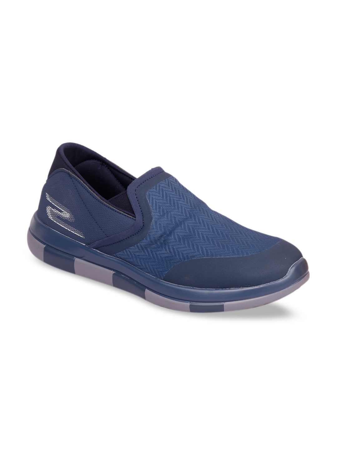 

MOZAFIA Men Navy Blue Slip-On Sneakers