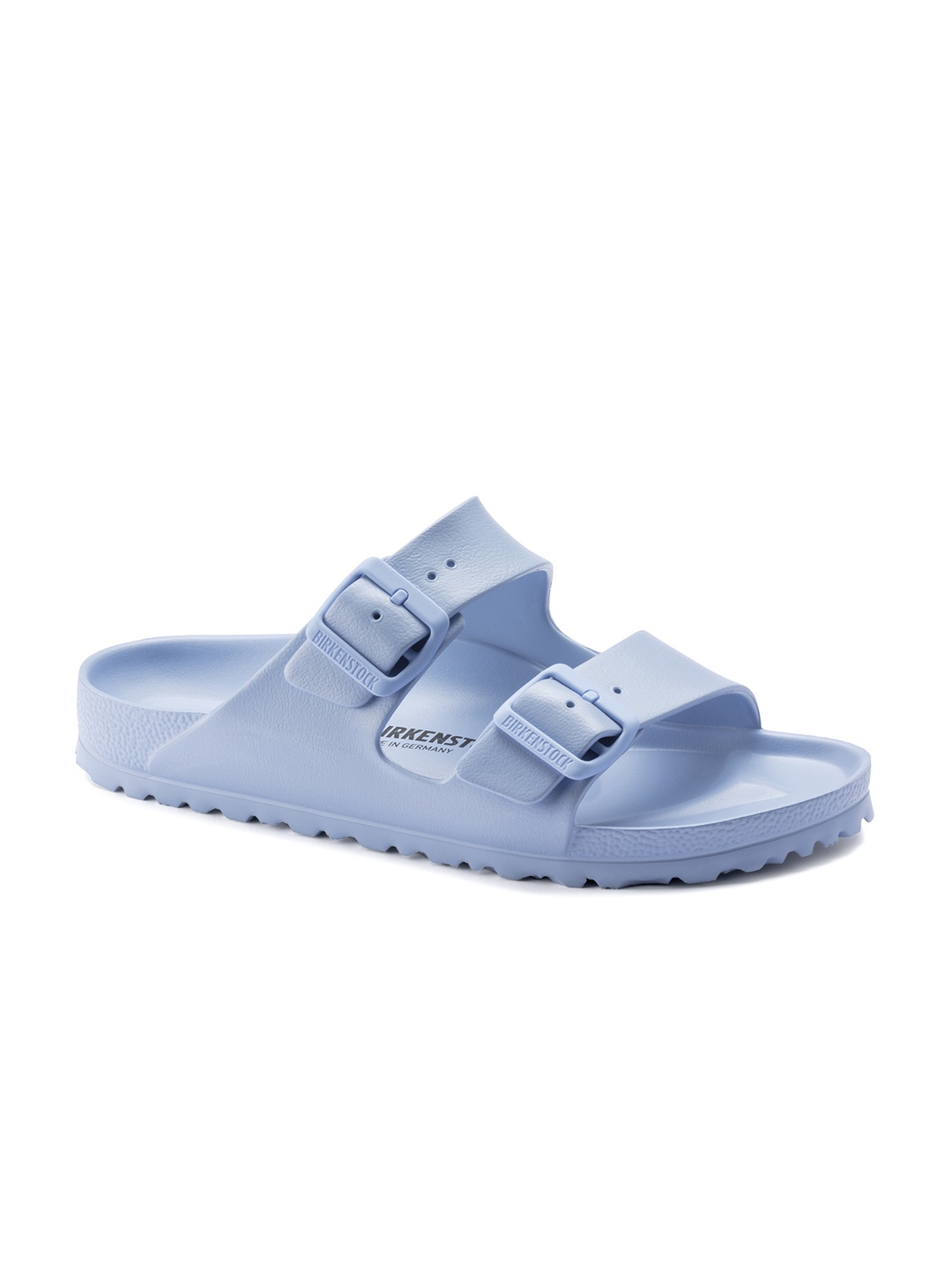 

Birkenstock Unisex Blue Narrow Width Arizona Essentials Sliders