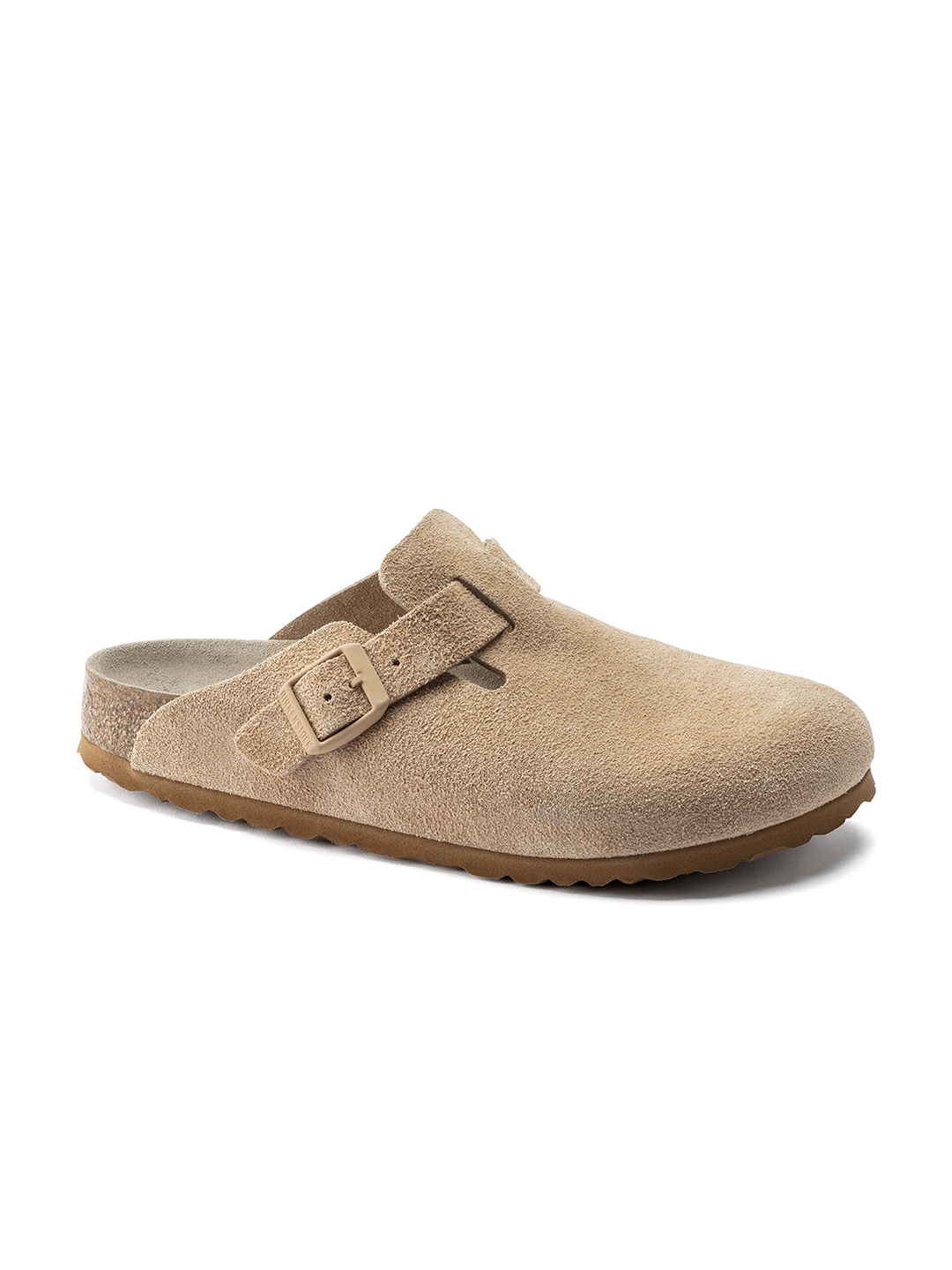 

Birkenstock Unisex Beige Regular Width Boston Textured Clogs