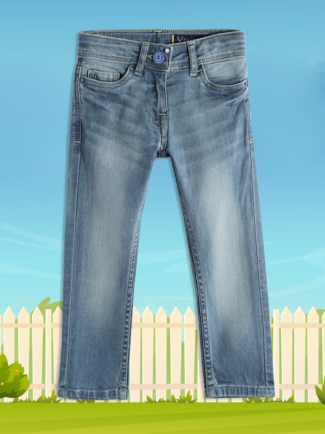 

Allen Solly Junior Girls Blue Skinny Fit Light Fade Stretchable Jeans