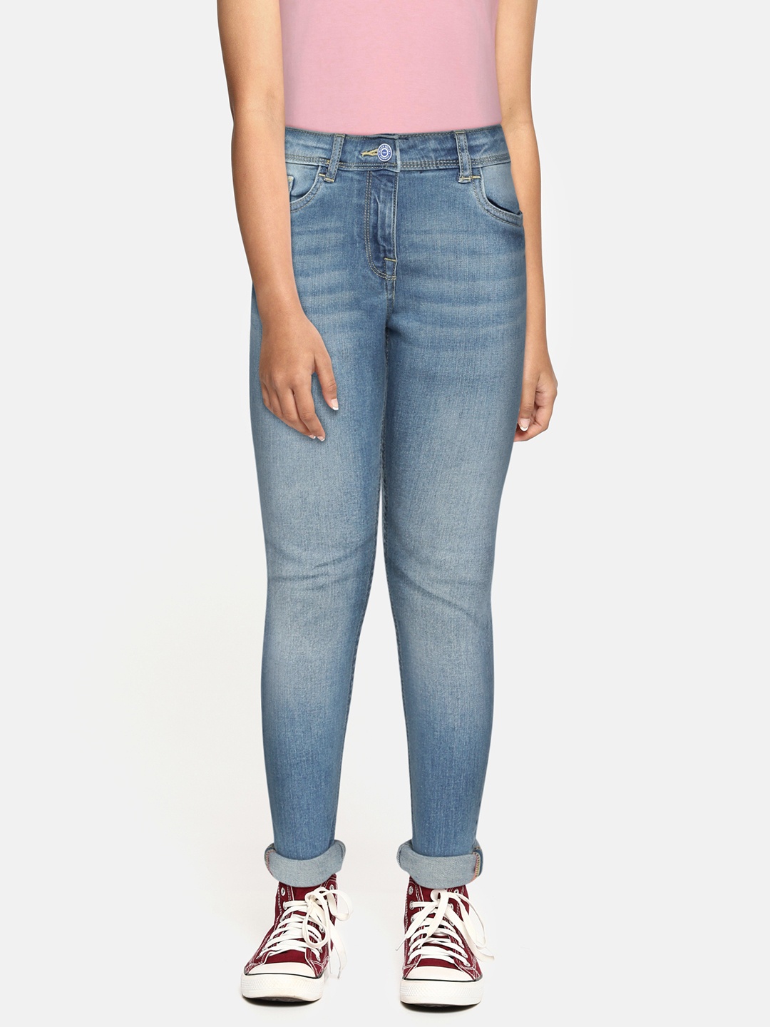 

Allen Solly Junior Girls Blue Skinny Fit Light Fade Stretchable Jeans