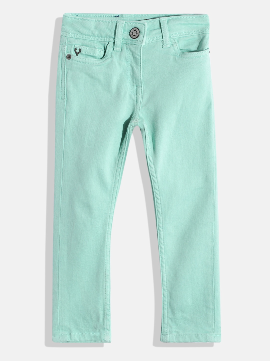 

Allen Solly Junior Girls Sea Green Skinny Fit Stretchable Jeans