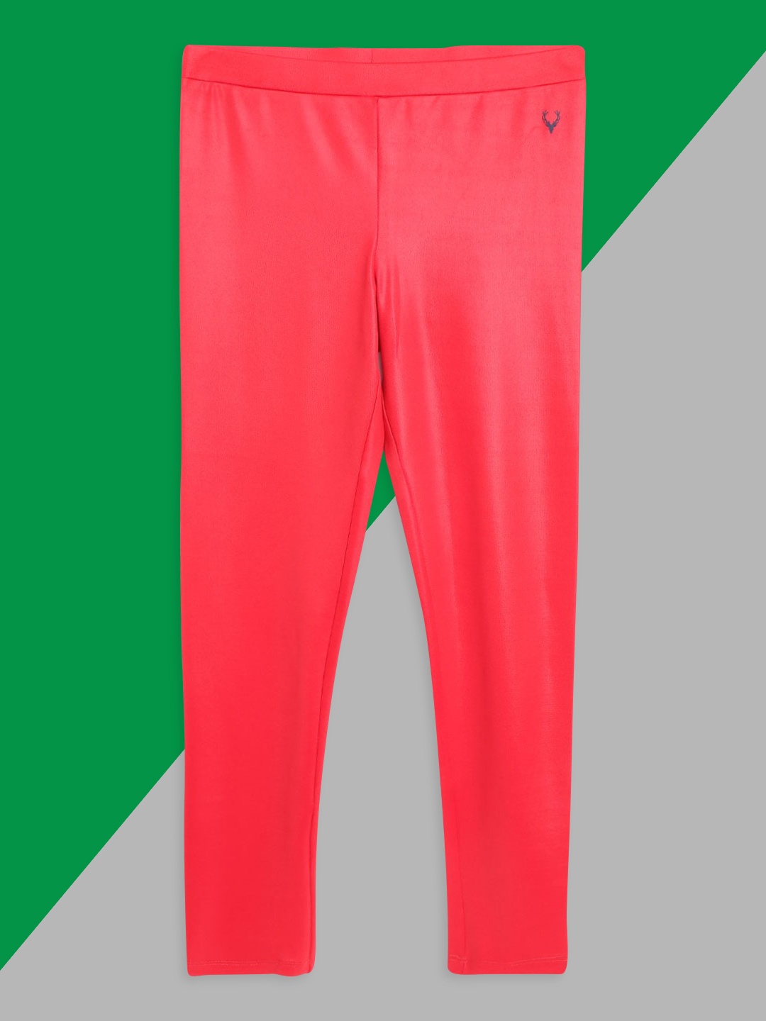 

Allen Solly Junior Girls Red Solid Leggings