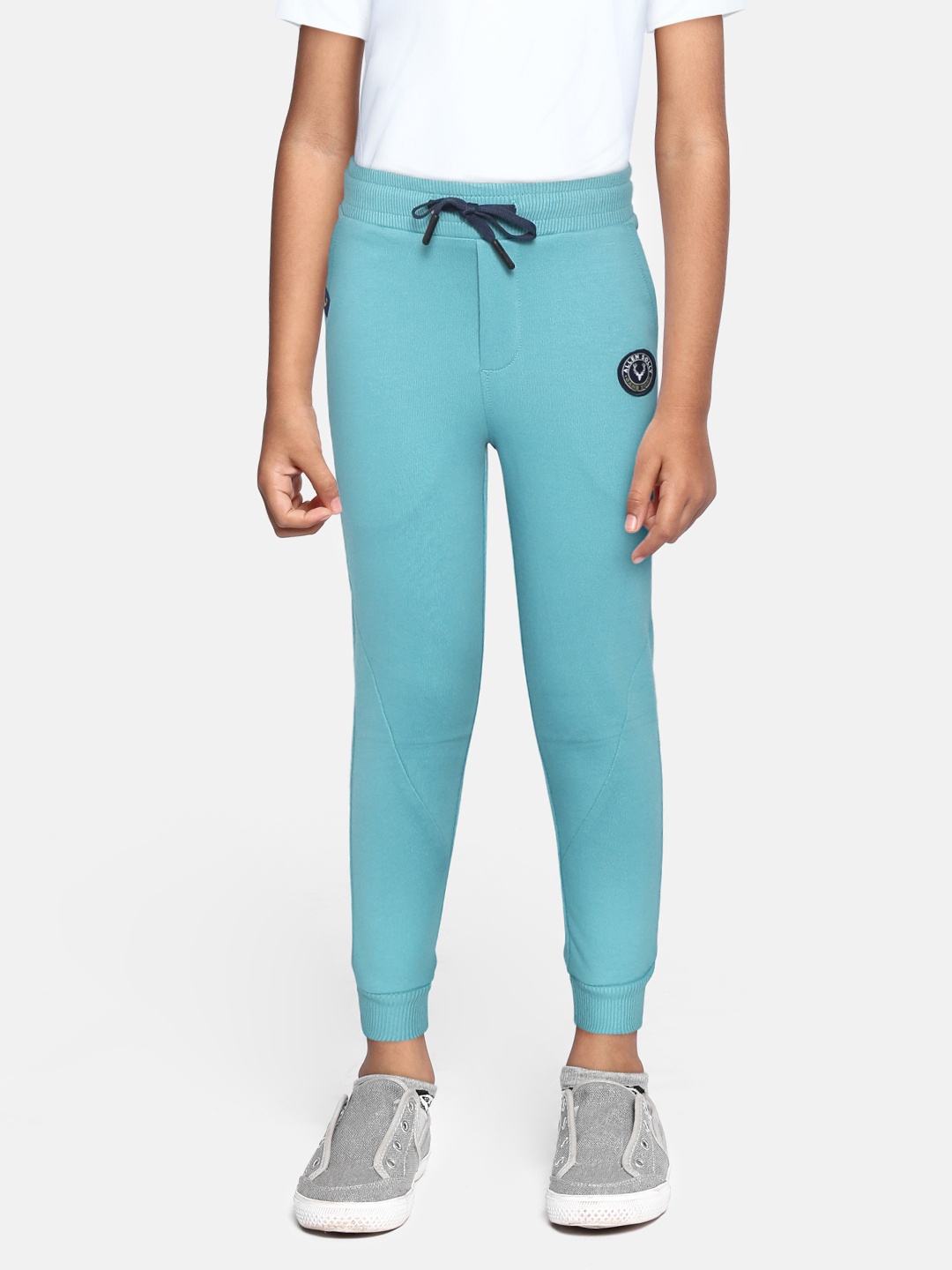 

Allen Solly Junior Boys Blue Solid Cotton Joggers