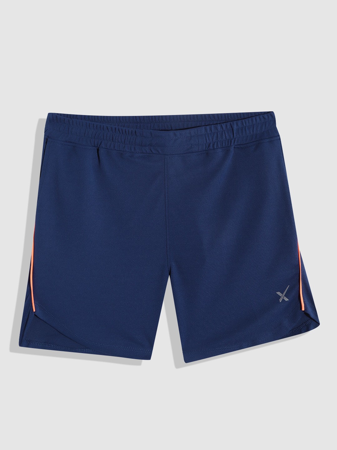 

HRX by Hrithik Roshan Boys Navy Blue Solid Rapid Dry Shorts