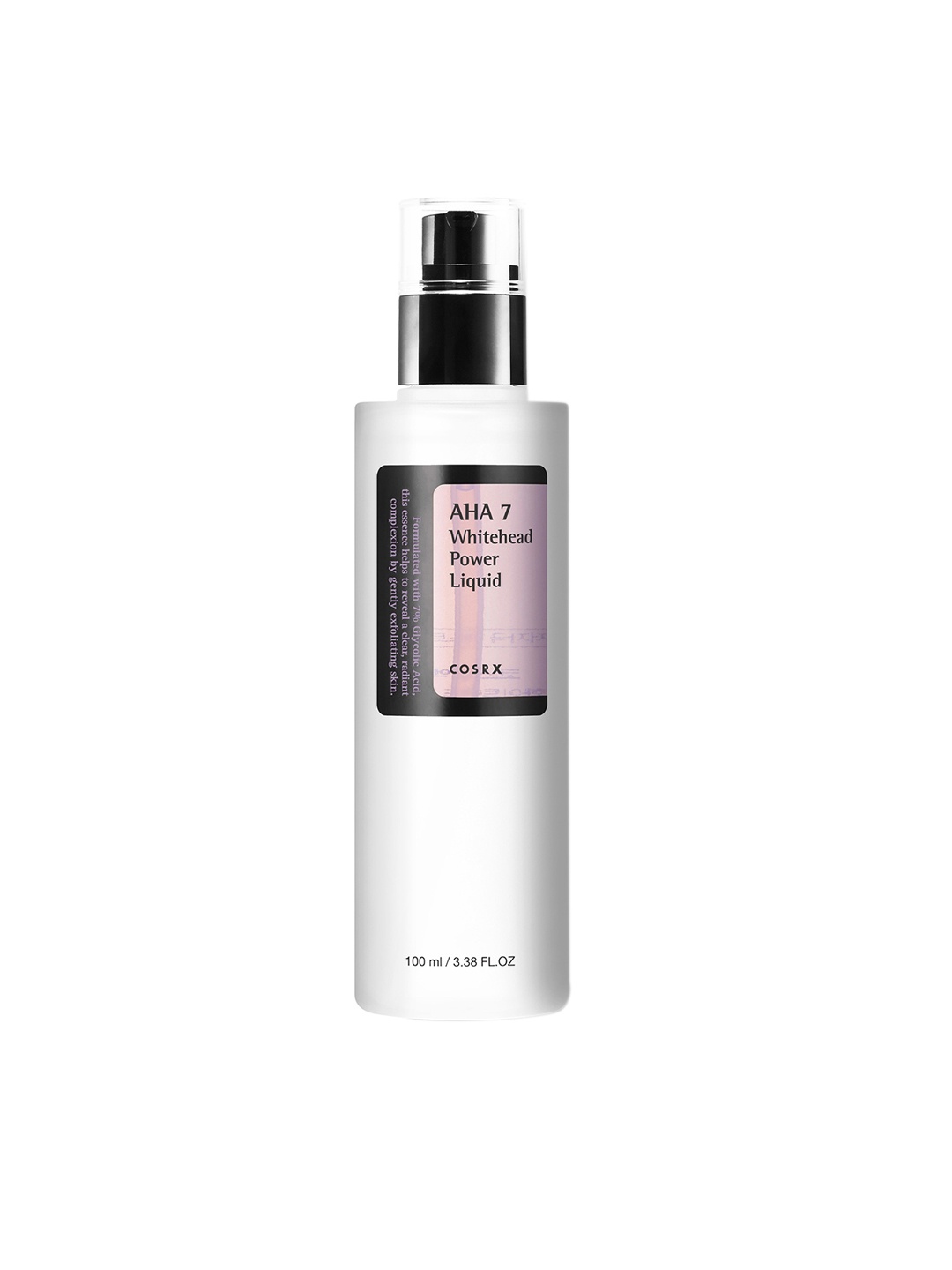 

COSRX AHA 7 Whitehead Power Liquid with 7% Glycolic Acid for Pore Minimising - 100ml, Transparent
