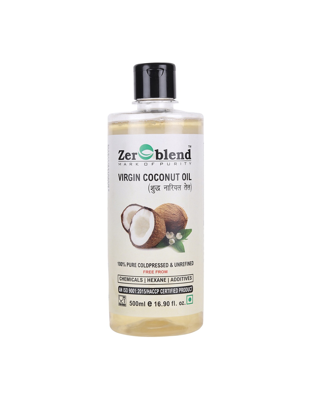 

Zeroblend Kids Cold-Pressed Virgin Coconut Oil - 500 ml, White